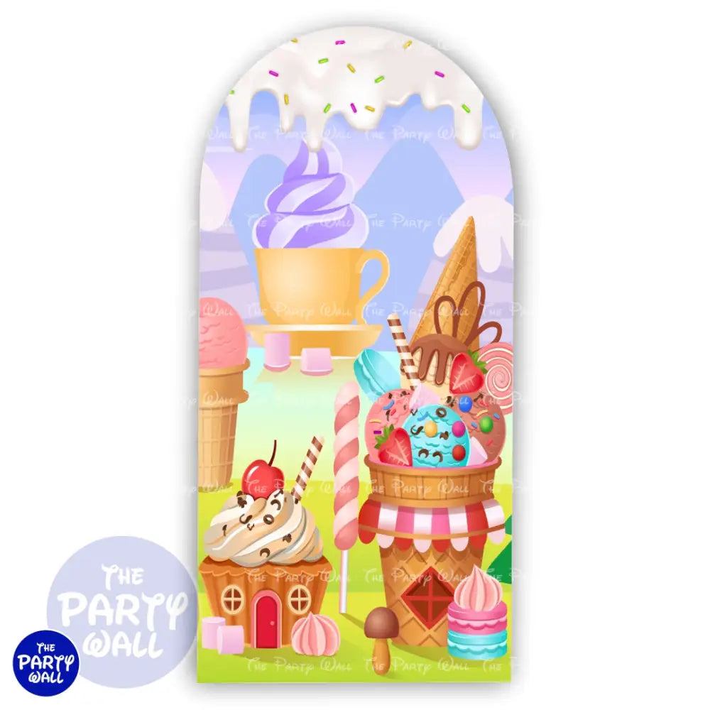 Mundo de Caramelo - Funda para mampara de punta redonda o rectangular Mampara de punta redonda