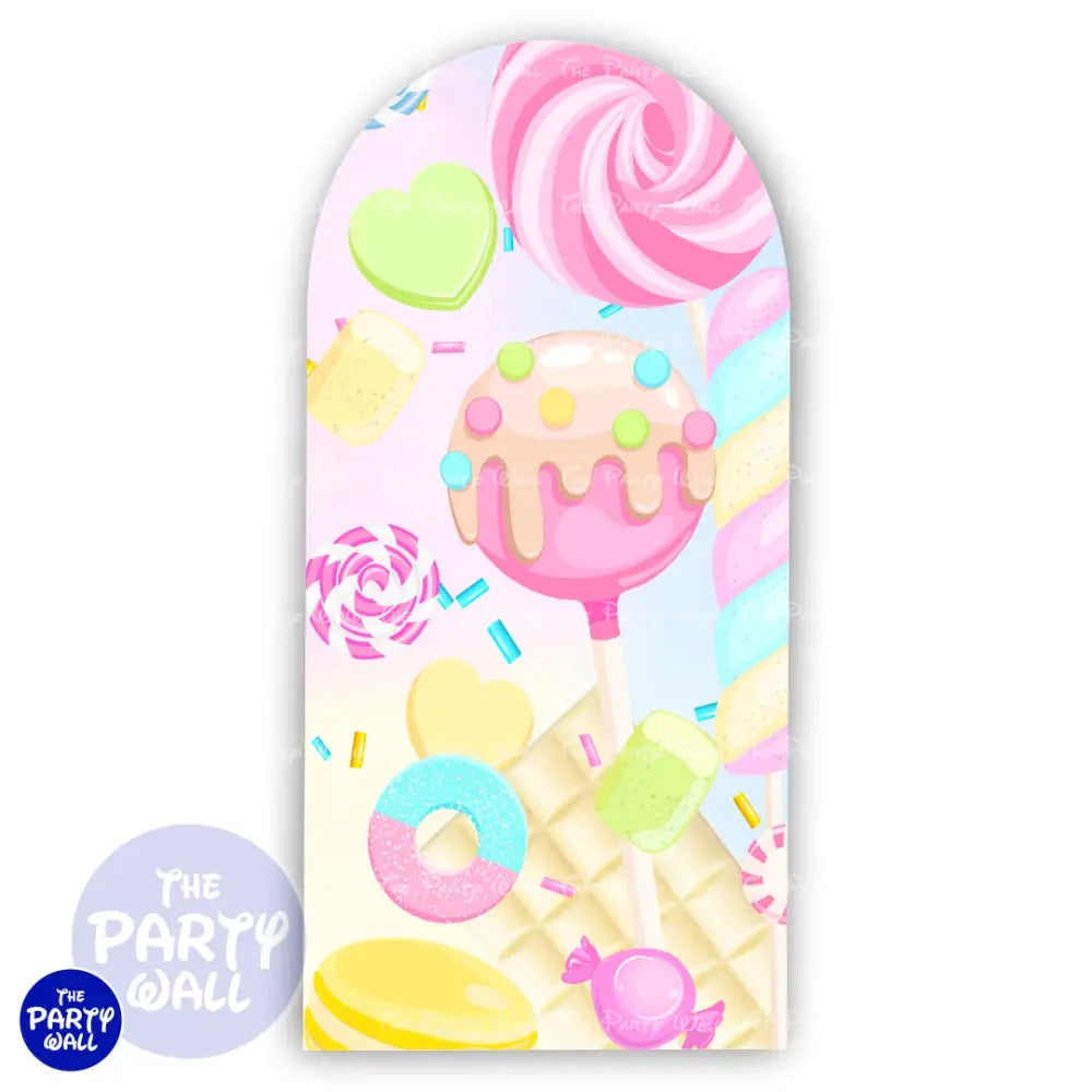 Mundo de Caramelo - Funda para mampara de punta redonda o rectangular Mampara de punta redonda