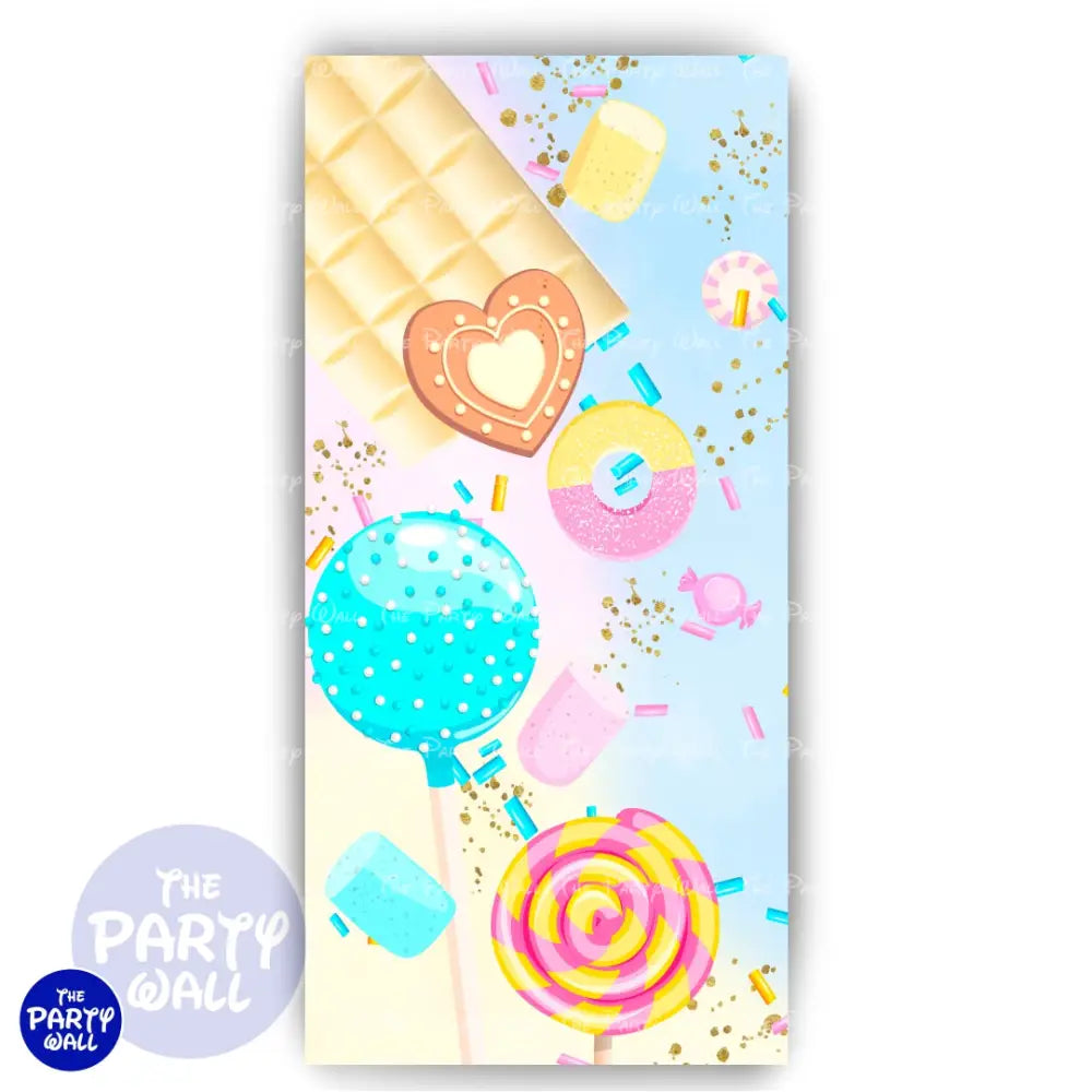 Mundo de Caramelo - Funda para mampara de punta redonda o rectangular Mampara de punta redonda