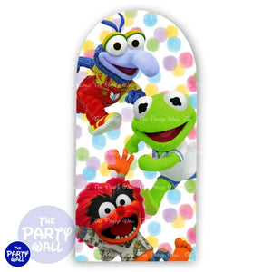 Muppet Babies - Funda para mampara de punta redonda o rectangular Mampara de punta redonda