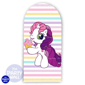 My Little Pony - Funda para mampara de punta redonda o rectangular Mampara de punta redonda
