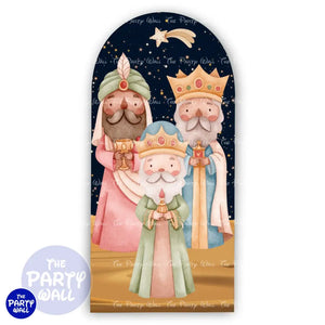 Nacimiento - Funda para mampara de punta redonda o rectangular Mampara de punta redonda