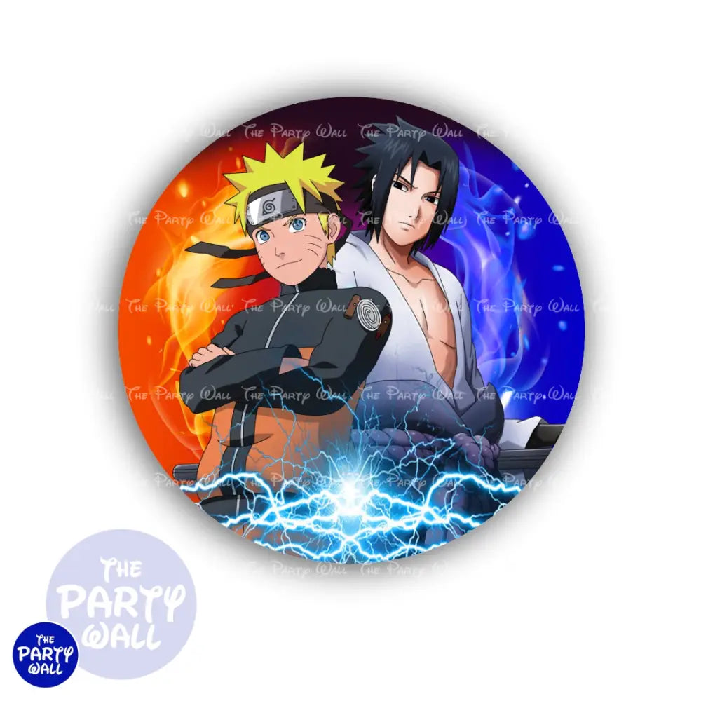 Naruto Funda para mampara circular Circular