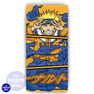 Naruto - Funda para mampara de punta redonda o rectangular Mampara de punta redonda
