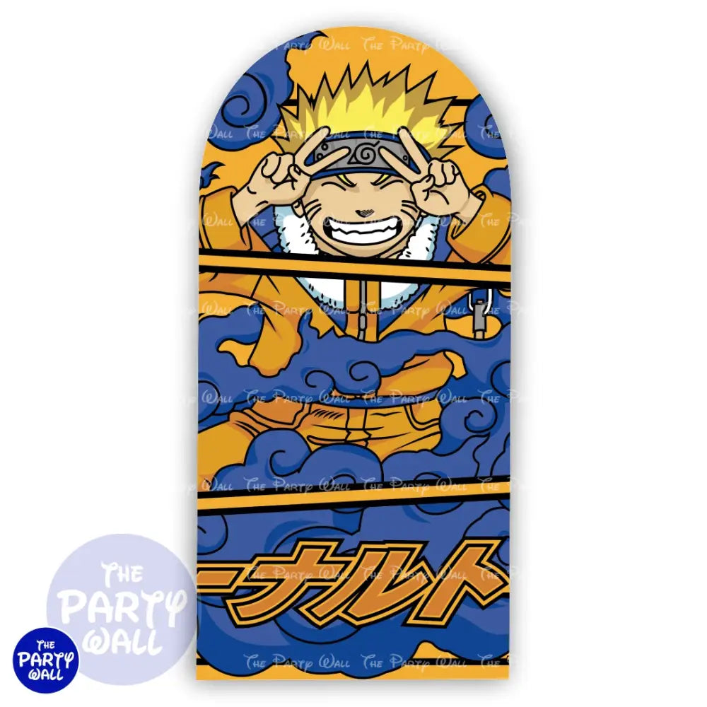 Naruto - Funda para mampara de punta redonda o rectangular Mampara de punta redonda