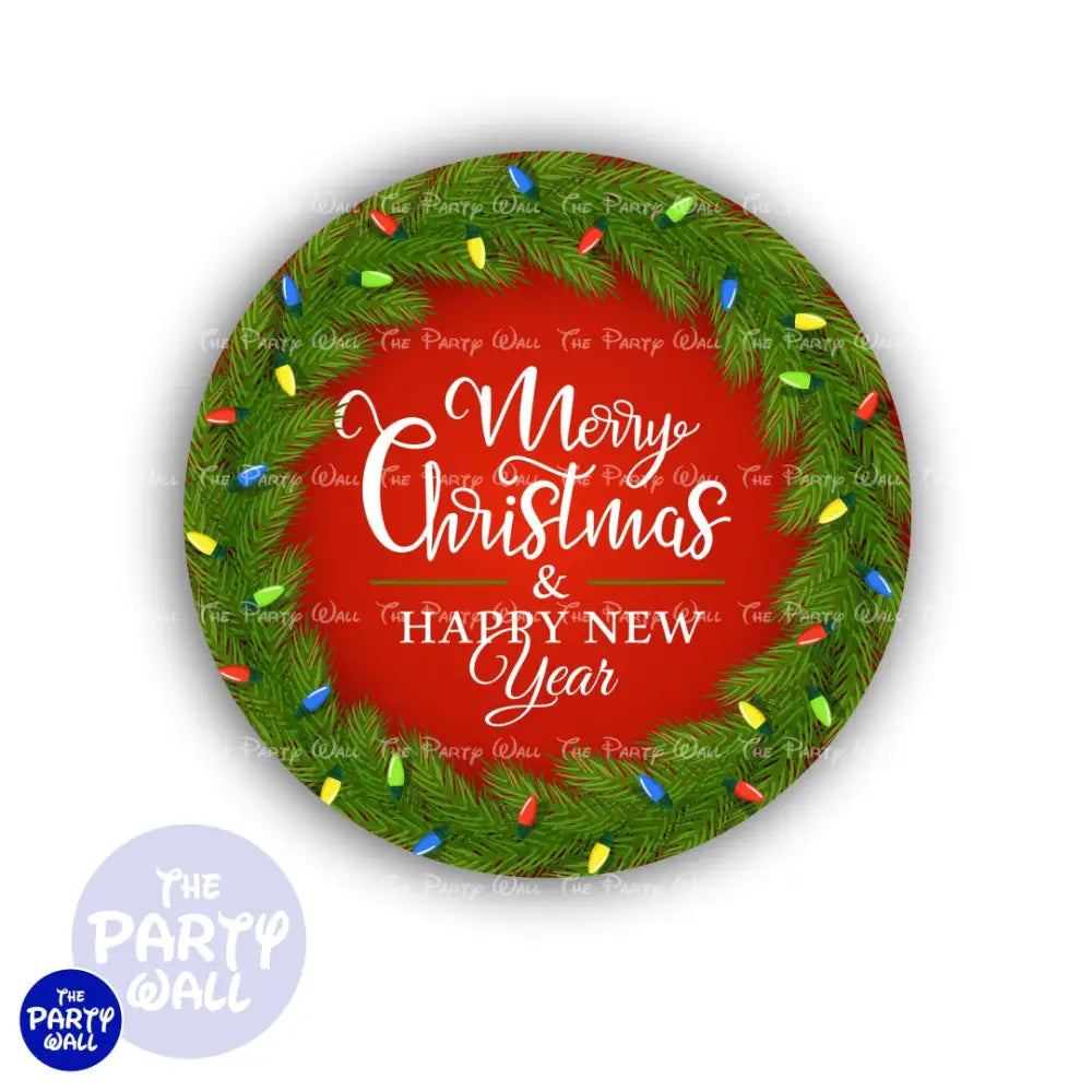 Navidad - Funda para mampara circular Circular