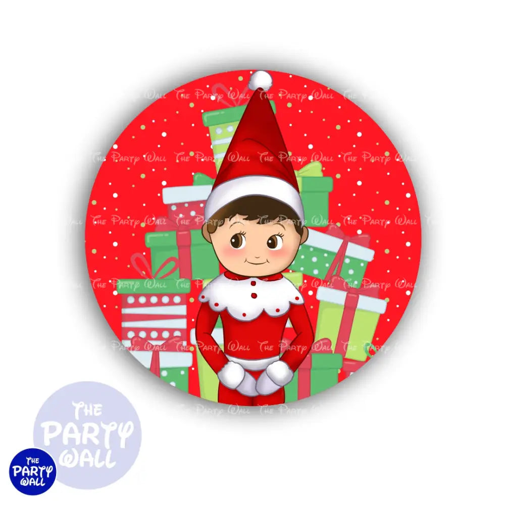 Navidad - Funda para mampara circular Circular