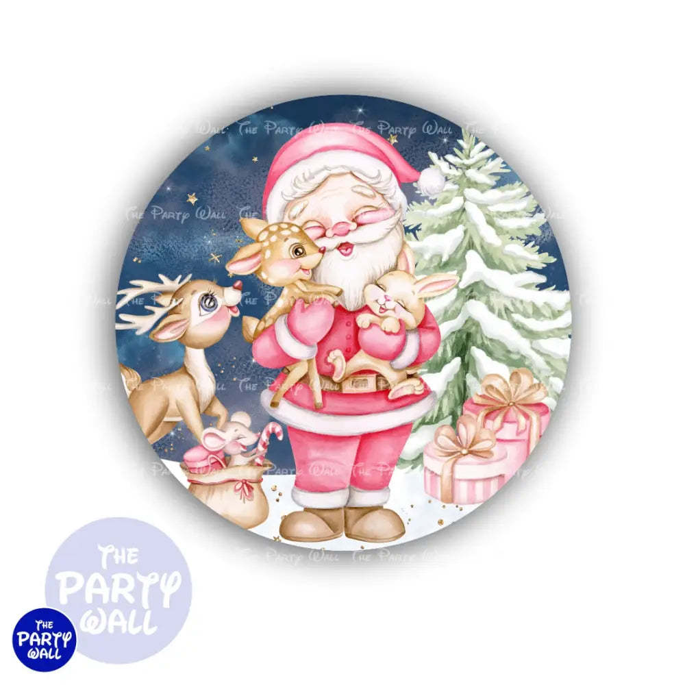 Navidad - Funda para mampara circular Circular