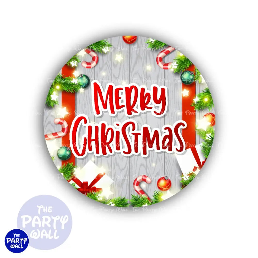 Navidad - Funda para mampara circular Circular