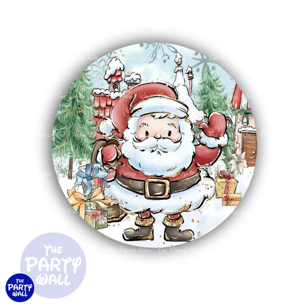 Navidad - Funda para mampara circular Circular