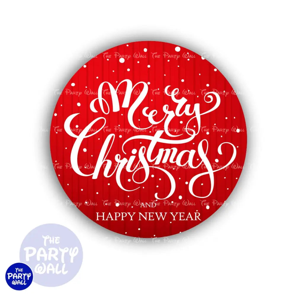 Navidad - Funda para mampara circular Circular