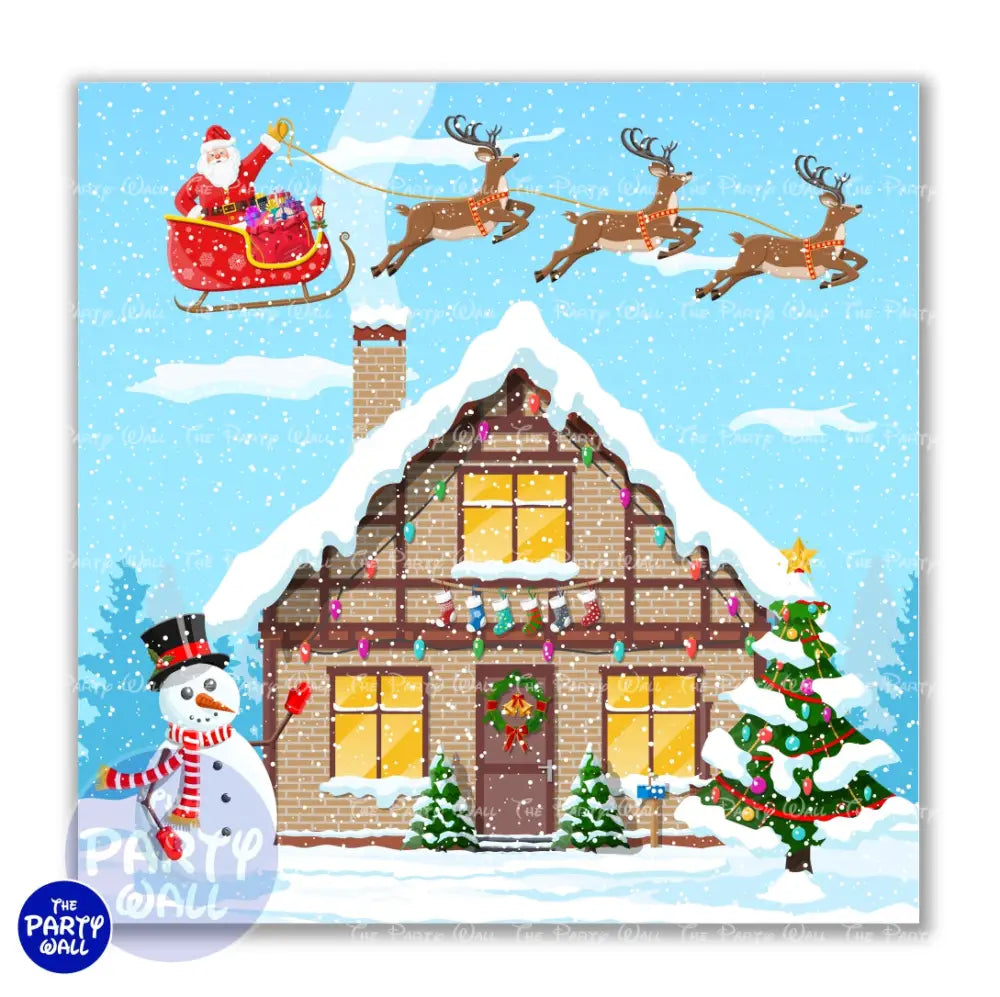 Navidad - Funda para mampara cuadrada o rectangular Cuadrado o Rectangular