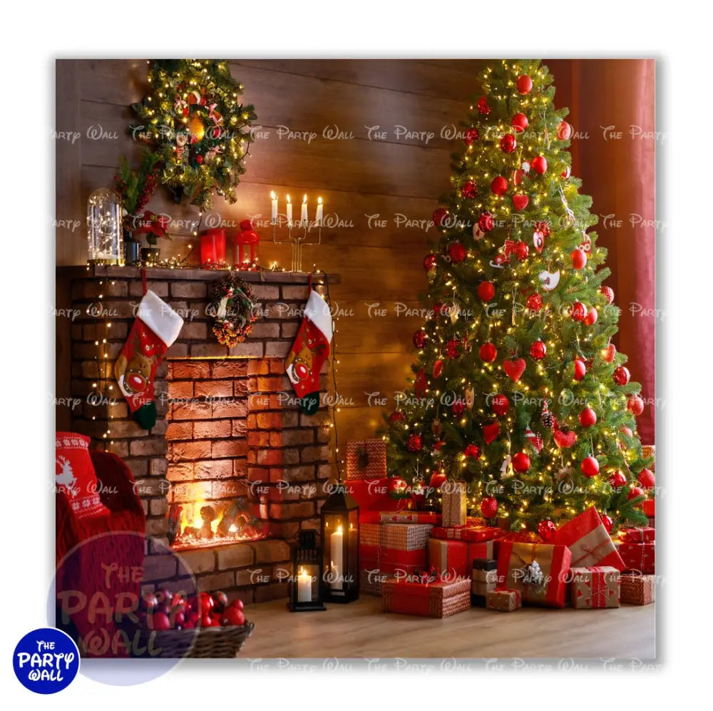 Navidad - Funda para mampara cuadrada o rectangular Cuadrado o Rectangular