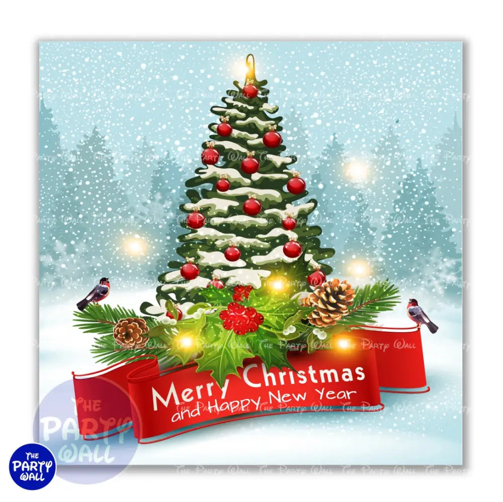 Navidad - Funda para mampara cuadrada o rectangular Cuadrado o Rectangular