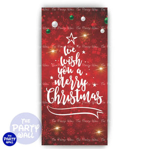 Navidad - Funda para mampara de punta redonda o rectangular Mampara de punta redonda