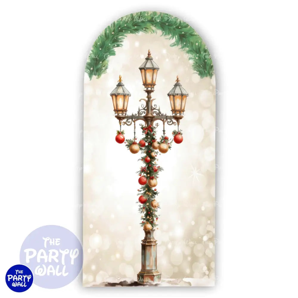 Navidad - Funda para mampara de punta redonda o rectangular Mampara de punta redonda