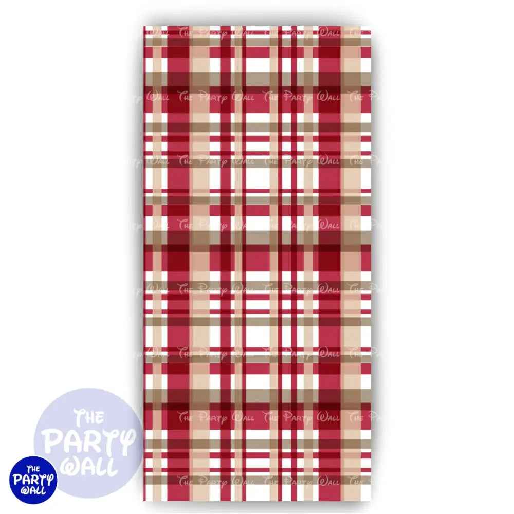 Navidad - Funda para mampara de punta redonda o rectangular Mampara de punta redonda