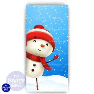 Navidad - Funda para mampara de punta redonda o rectangular Mampara de punta redonda