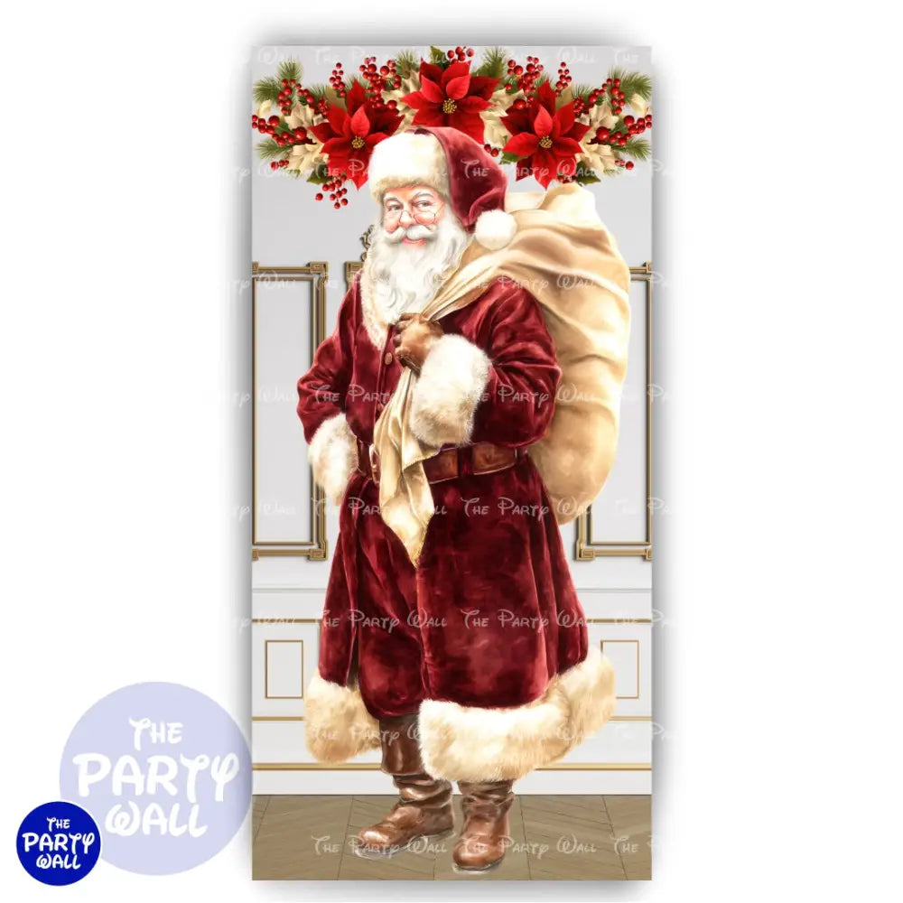 Navidad - Funda para mampara de punta redonda o rectangular Mampara de punta redonda