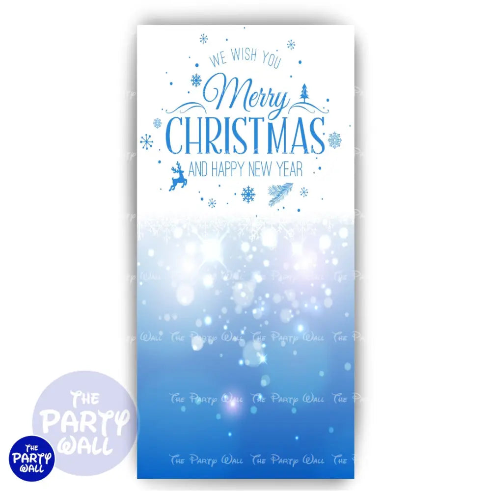 Navidad - Funda para mampara de punta redonda o rectangular Mampara de punta redonda