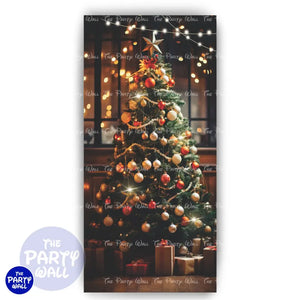 Navidad - Funda para mampara de punta redonda o rectangular (Copy) Mampara de punta redonda