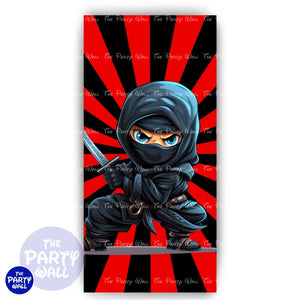 Ninja - Funda para mampara de punta redonda o rectangular Mampara de punta redonda