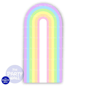 Nubes Cute - Funda para mampara de punta redonda o rectangular Mampara de punta redonda