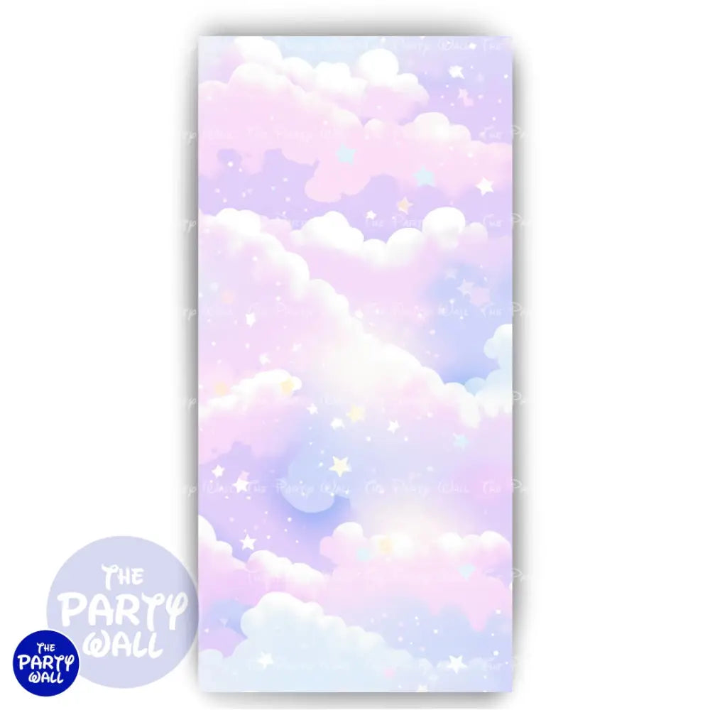 Nubes - Funda para mampara de punta redonda o rectangular Mampara de punta redonda