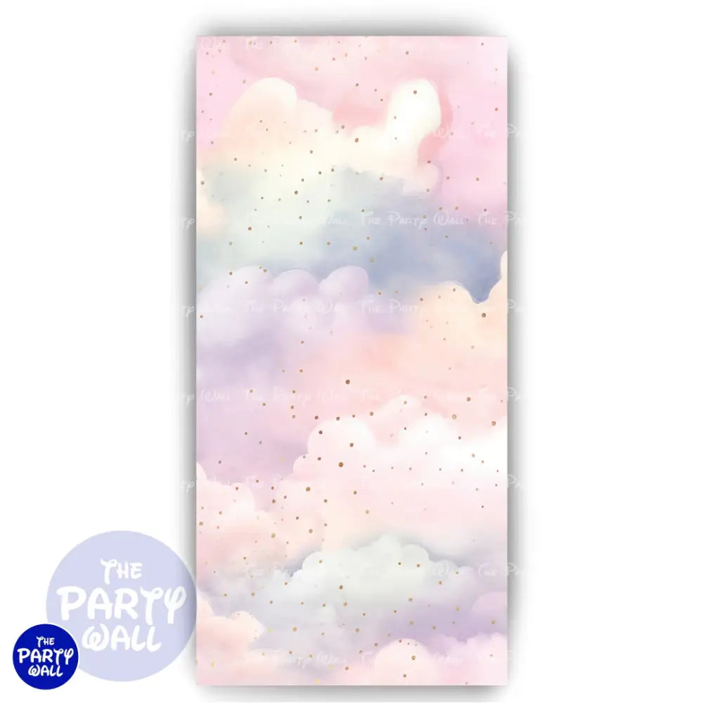 Nubes - Funda para mampara de punta redonda o rectangular Mampara de punta redonda