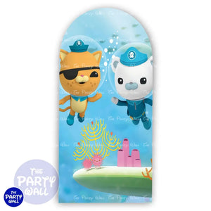 Octonautas - Funda para mampara de punta redonda o rectangular Mampara de punta redonda