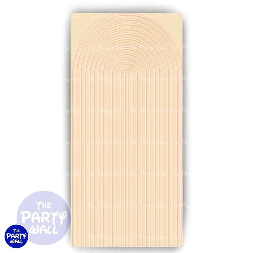 Ondas - Funda para mampara de punta redonda o rectangular Mampara de punta redonda