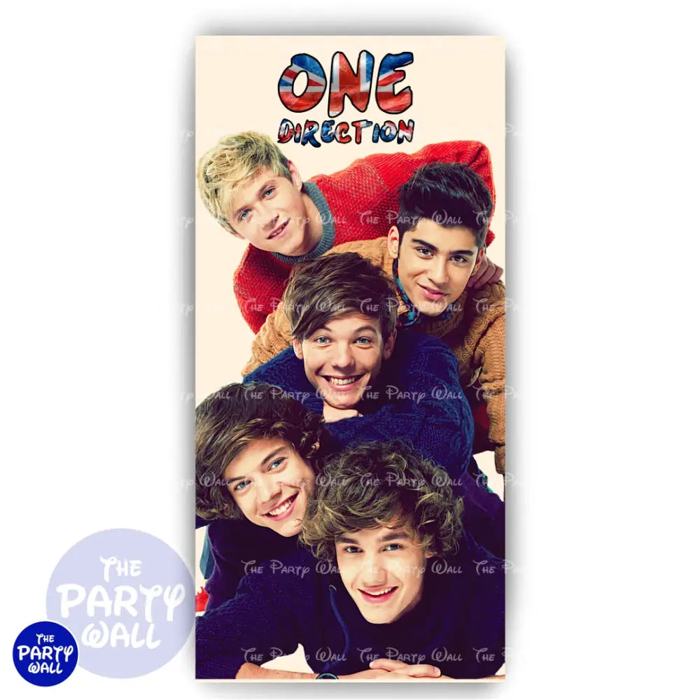One Direction - Funda para mampara de punta redonda o rectangular Mampara de punta redonda