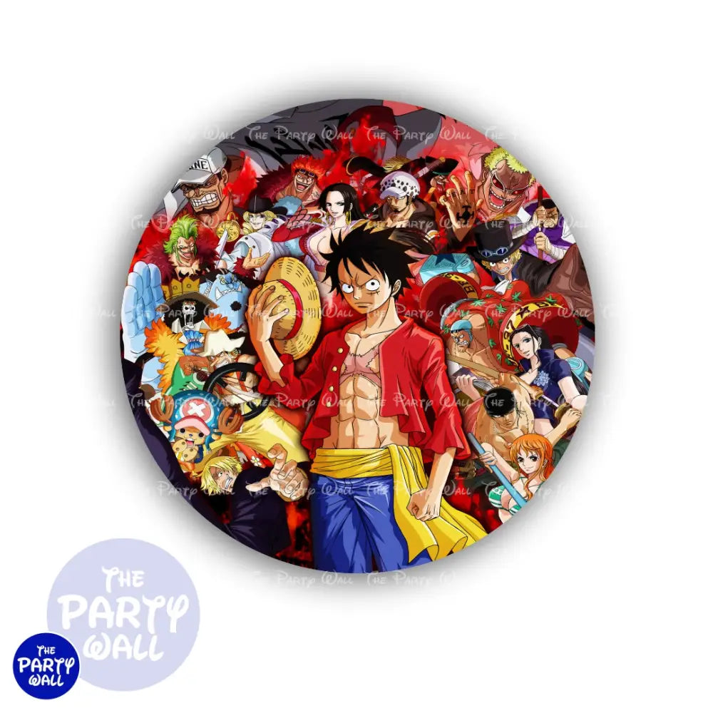 One Piece - Funda para mampara circular Circular