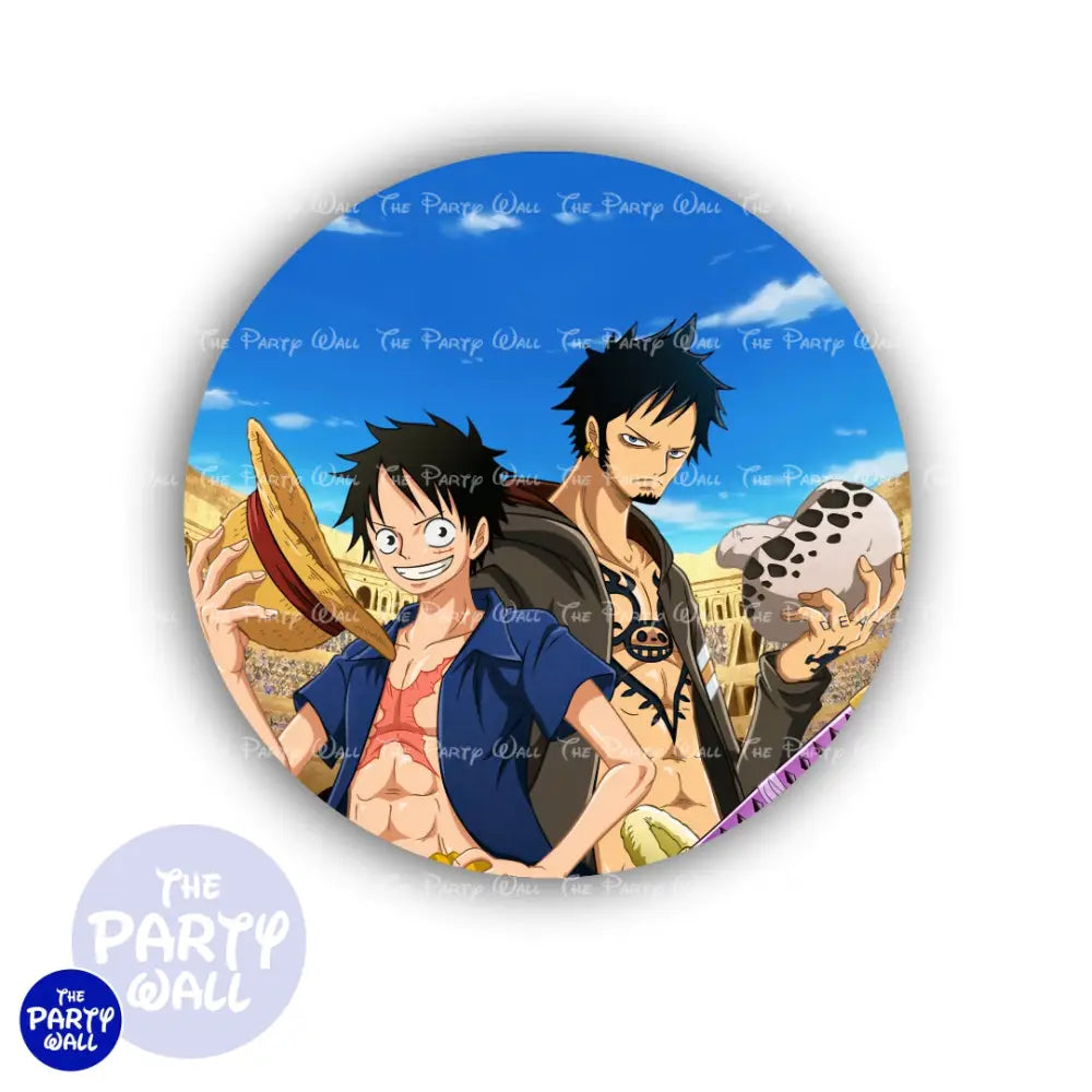 One Piece - Funda para mampara circular Circular