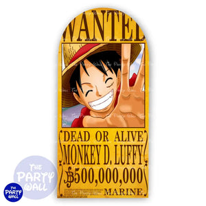 One Piece - Funda para mampara de punta redonda o rectangular Mampara de punta redonda