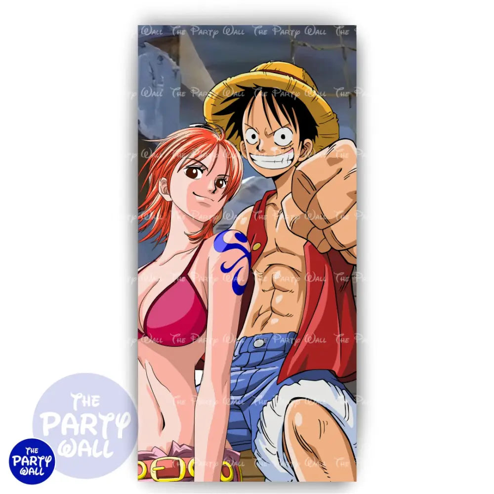 One Piece - Funda para mampara de punta redonda o rectangular Mampara de punta redonda