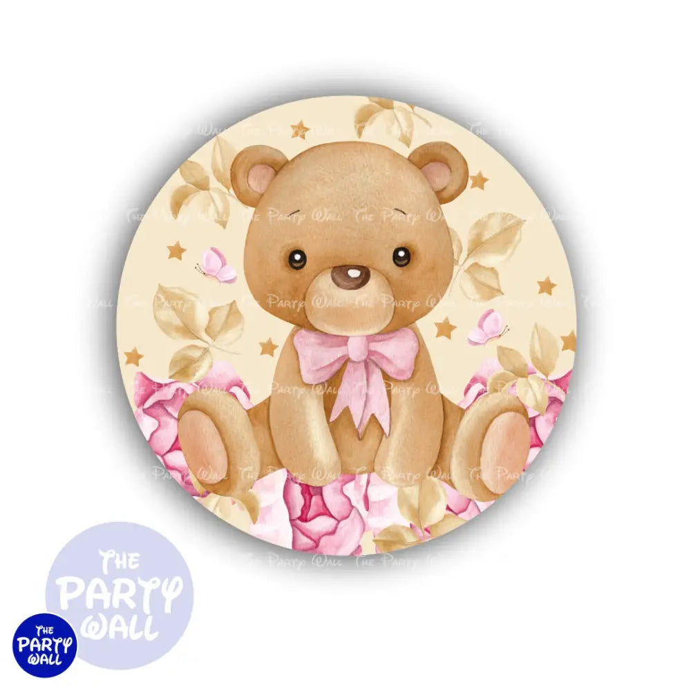 Ositos Cute - Funda para mampara circular Circular