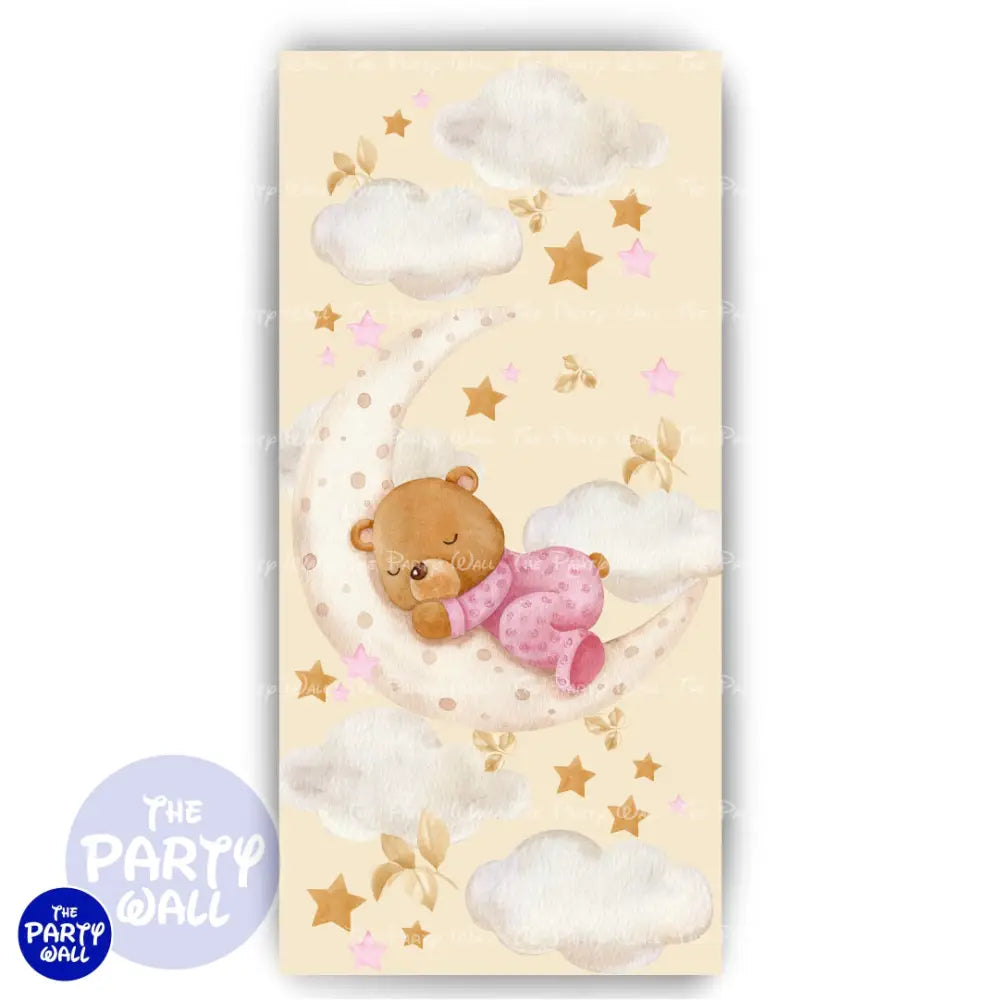 Ositos Cute - Funda para mampara de punta redonda o rectangular Mampara de punta redonda