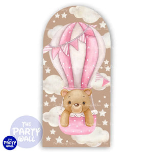 Ositos Cute - Funda para mampara de punta redonda o rectangular Mampara de punta redonda