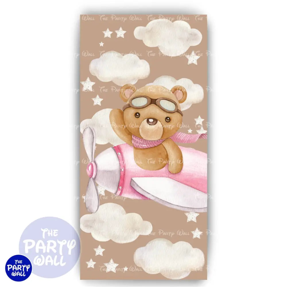 Ositos Cute - Funda para mampara de punta redonda o rectangular Mampara de punta redonda