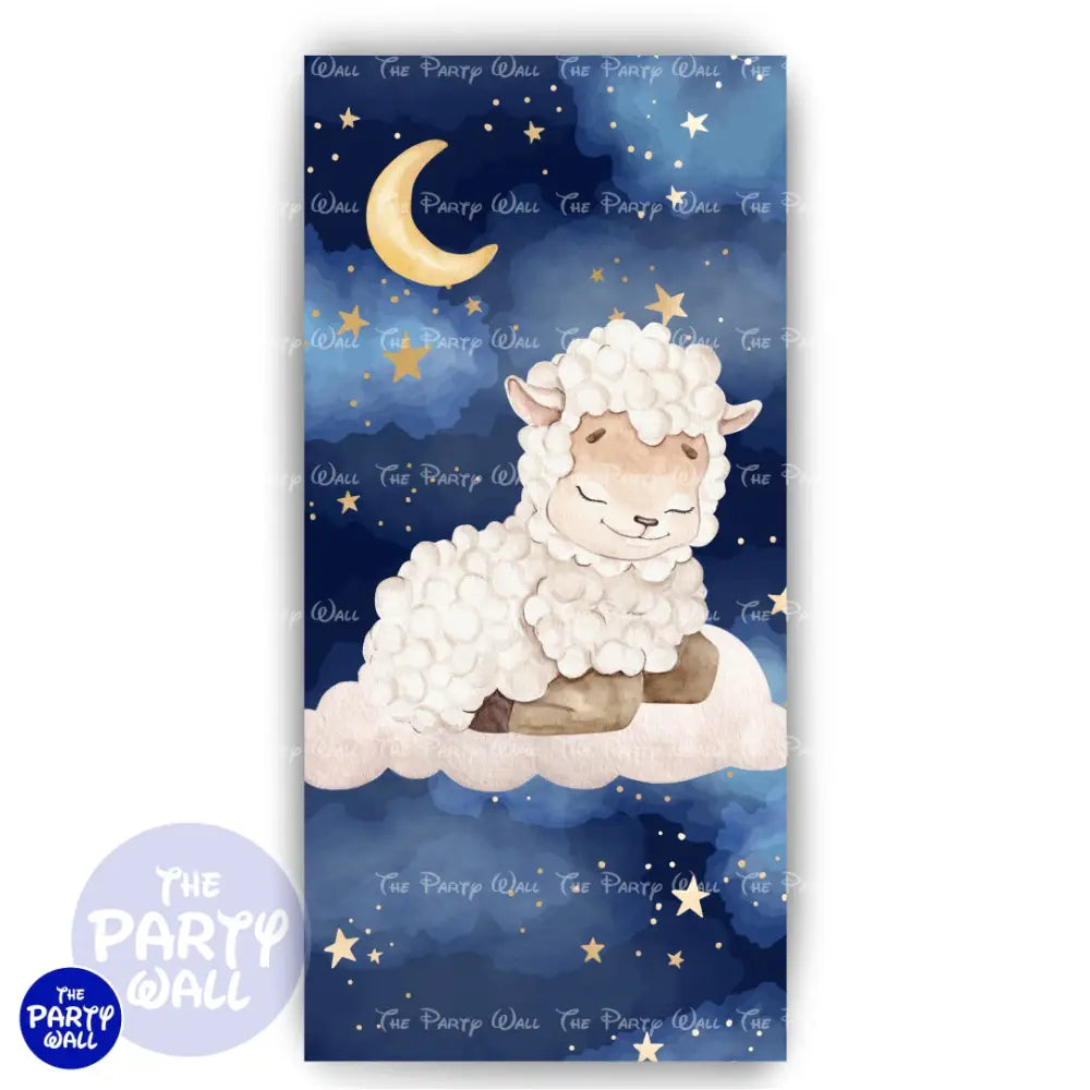 Oveja Cute - Funda para mampara de punta redonda o rectangular Mampara de punta redonda