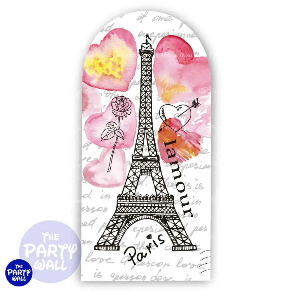 Paris - Funda para mampara de punta redonda o rectangular Mampara de punta redonda