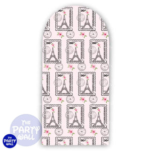 Paris - Funda para mampara de punta redonda o rectangular Mampara de punta redonda