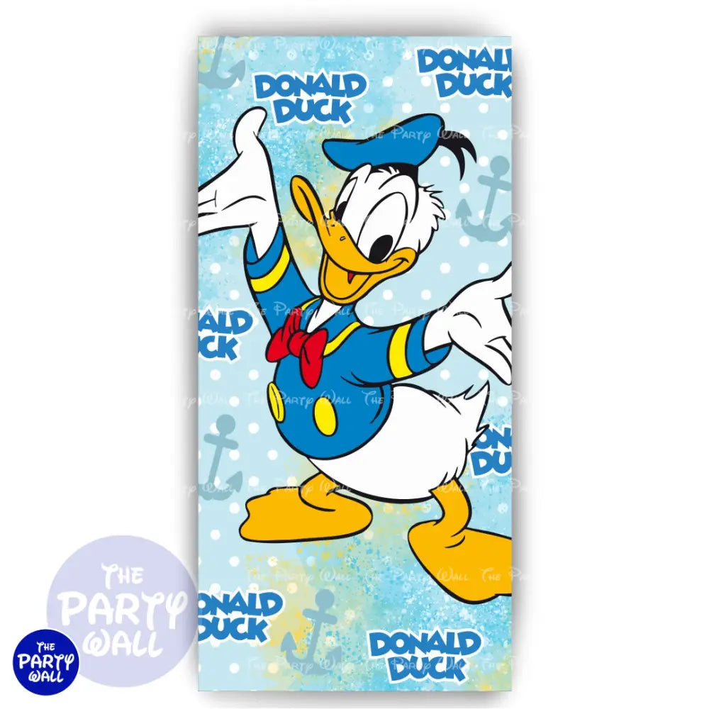 Pato Donald - Funda para mampara de punta redonda o rectangular Mampara de punta redonda