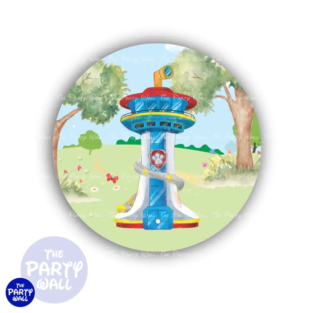 Paw Patrol - Funda para mampara circular Circular
