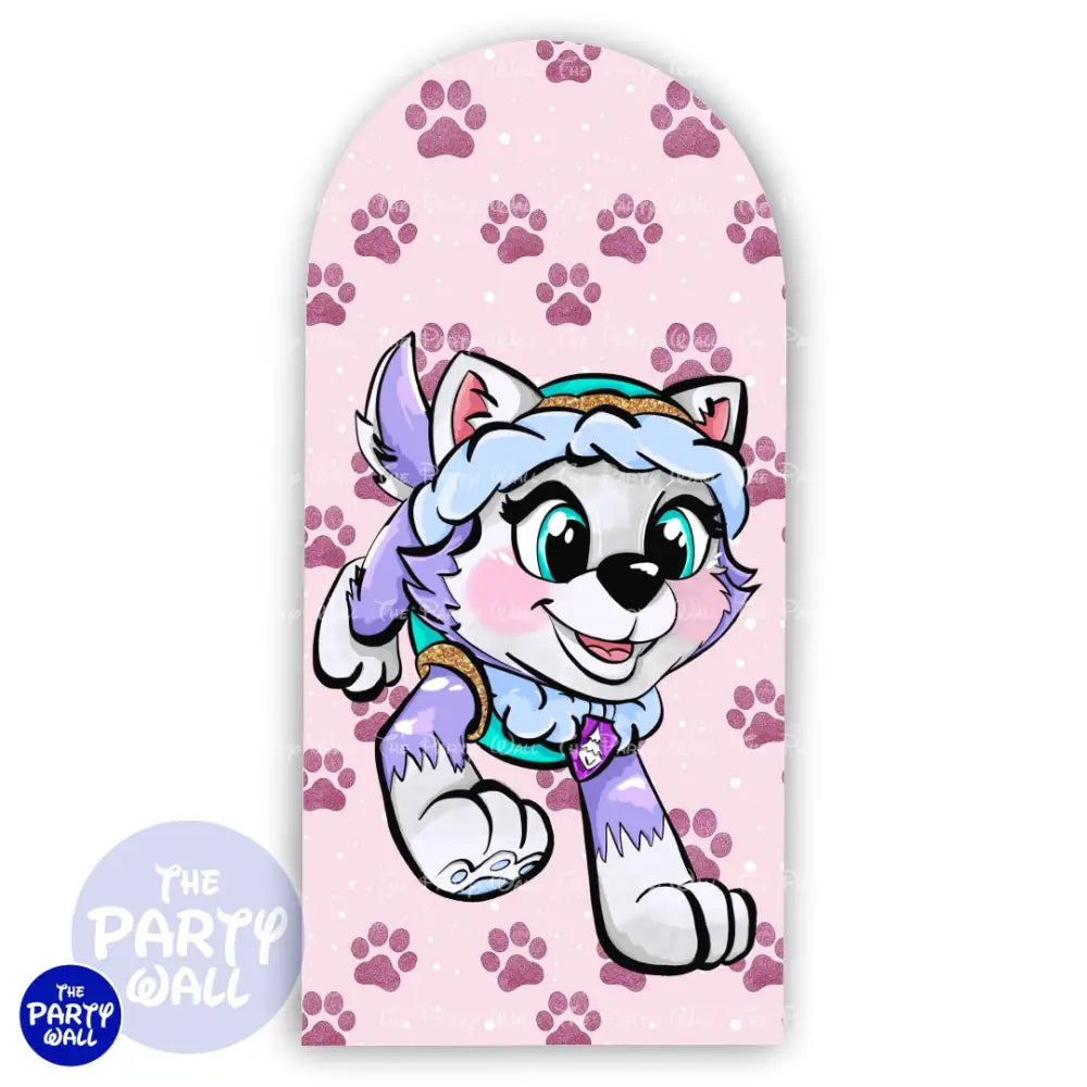 Paw Patrol - Funda para mampara de punta redonda o rectangular Mampara de punta redonda