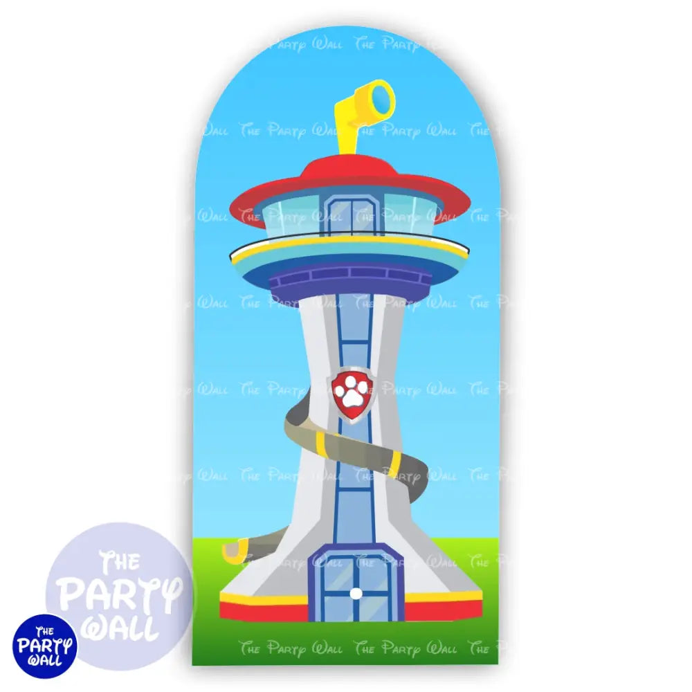 Paw Patrol - Funda para mampara de punta redonda o rectangular Mampara de punta redonda