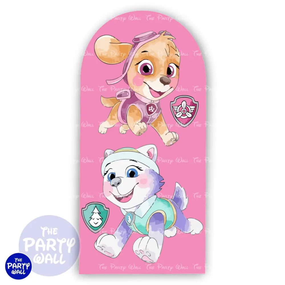 Paw Patrol - Funda para mampara de punta redonda o rectangular Mampara de punta redonda