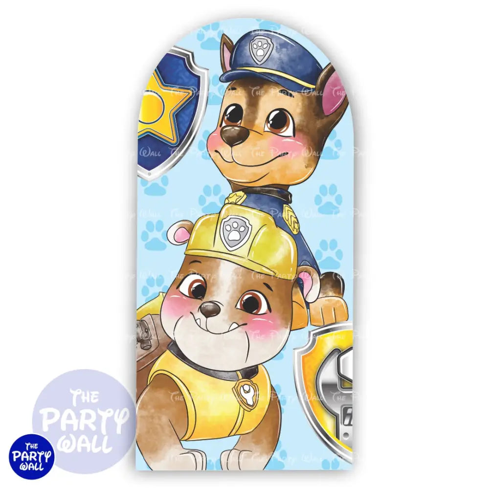 Paw Patrol - Funda para mampara de punta redonda o rectangular Mampara de punta redonda