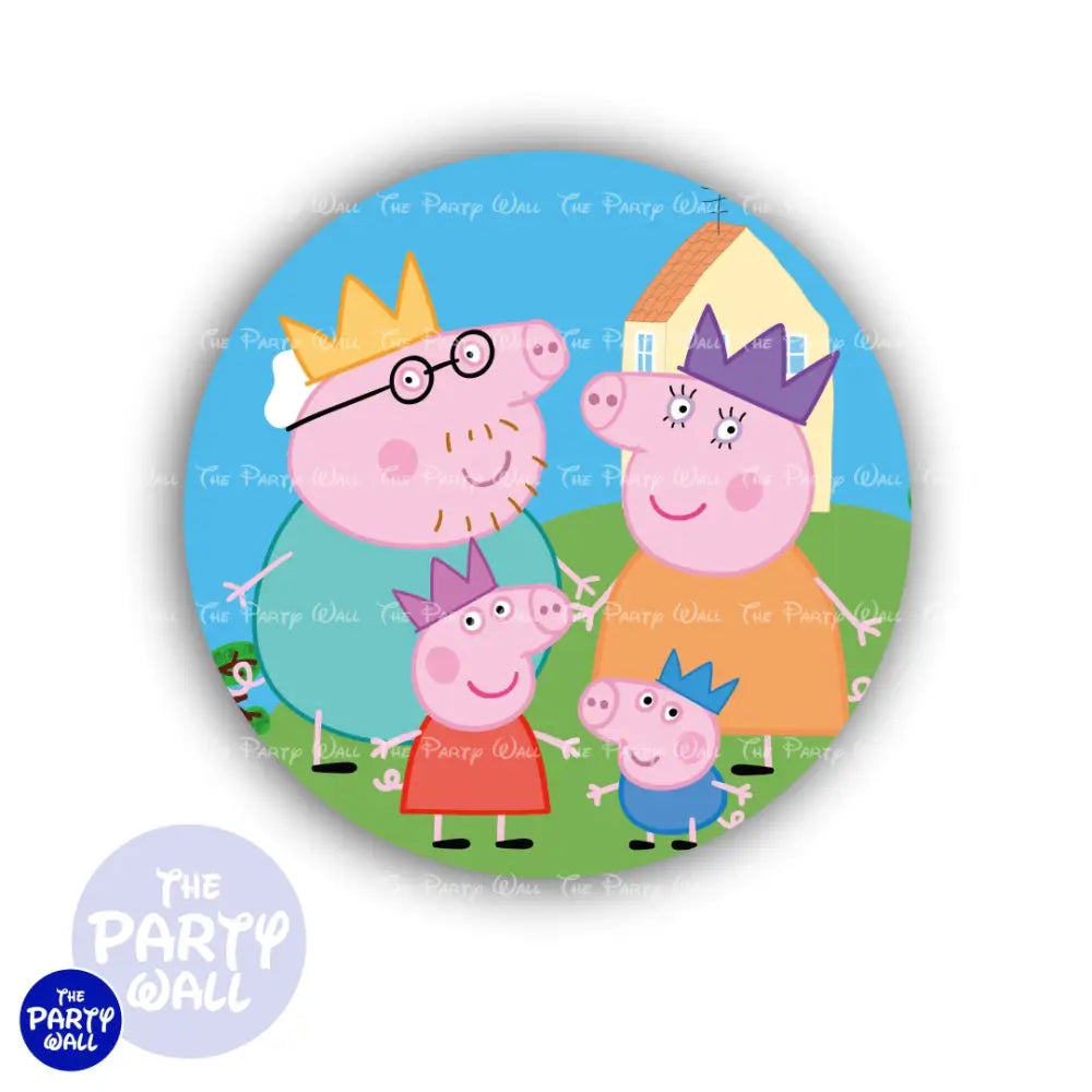 Peppa Pig - Funda para mampara circular Circular